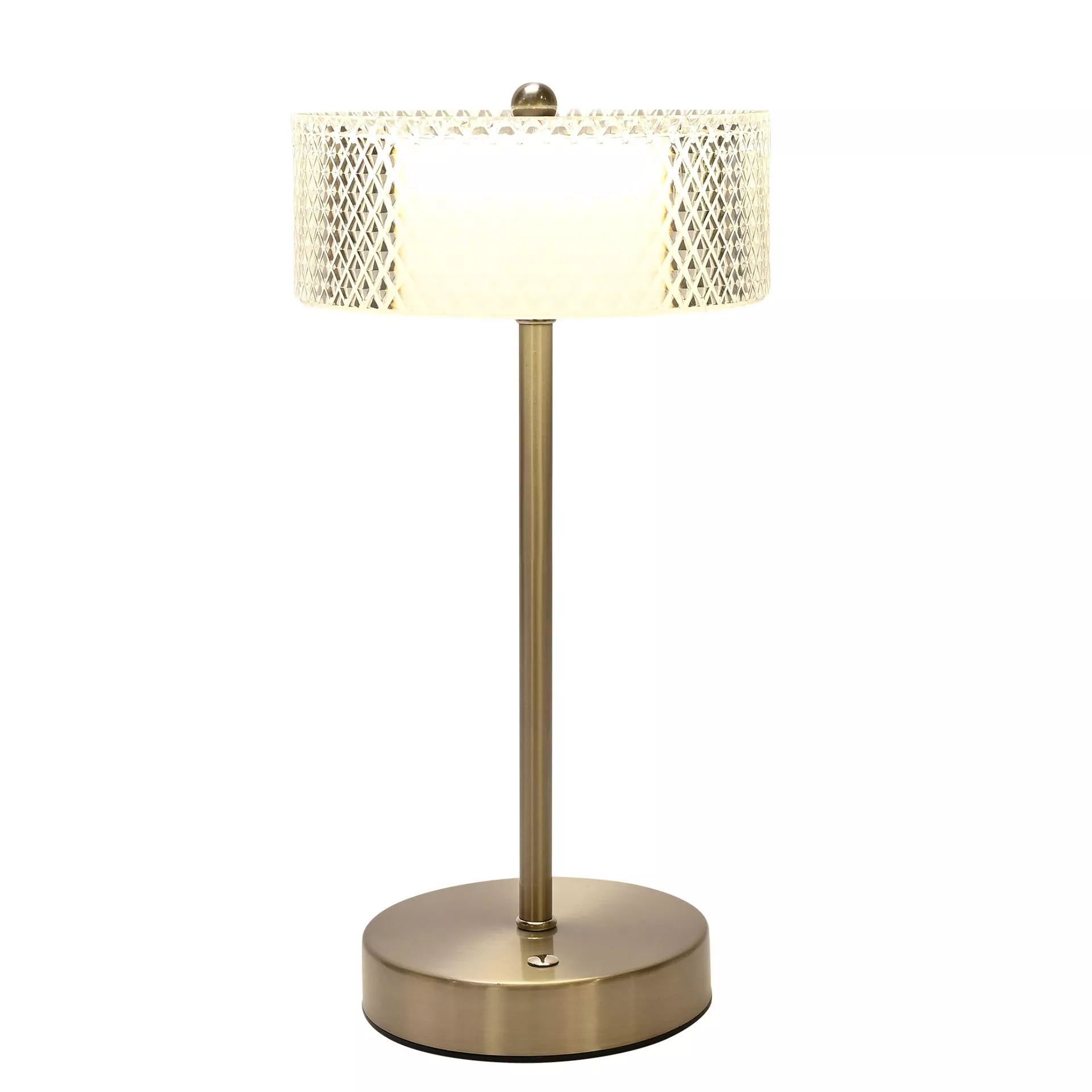 Touch Lamp with Crystal Effect Shade