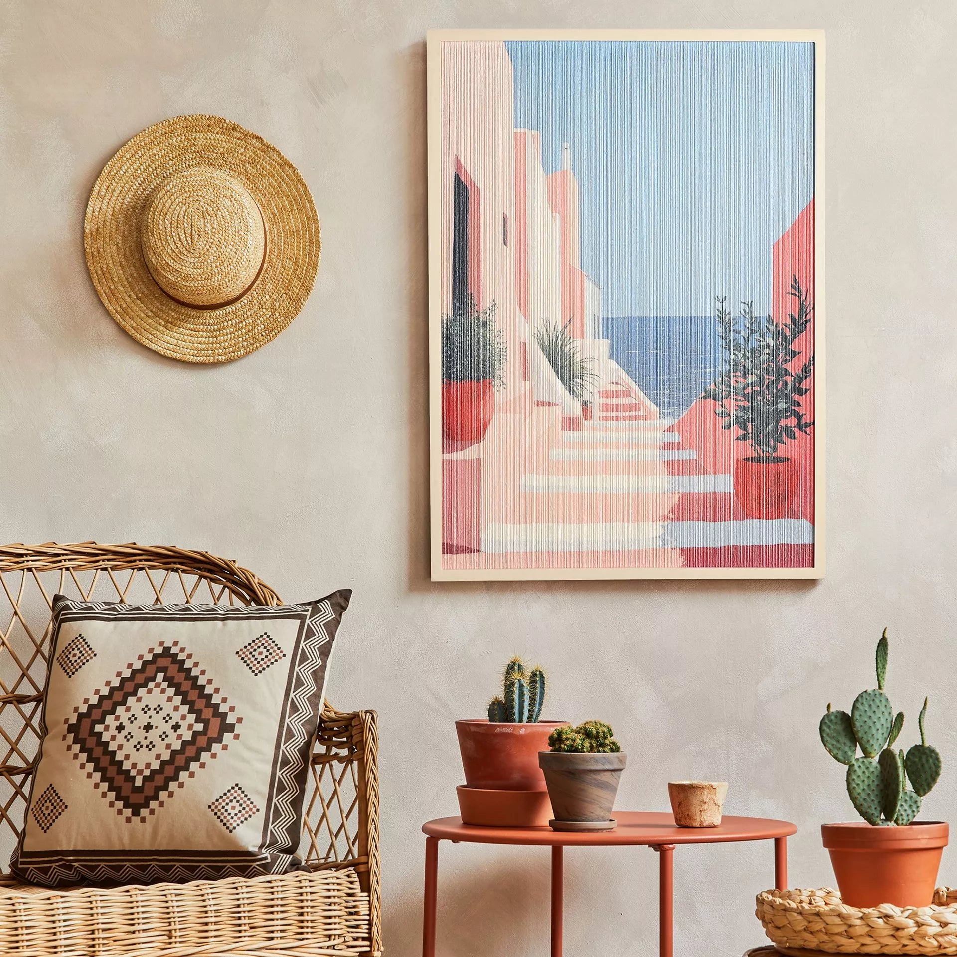 Mediterranean Ocean View Artwork