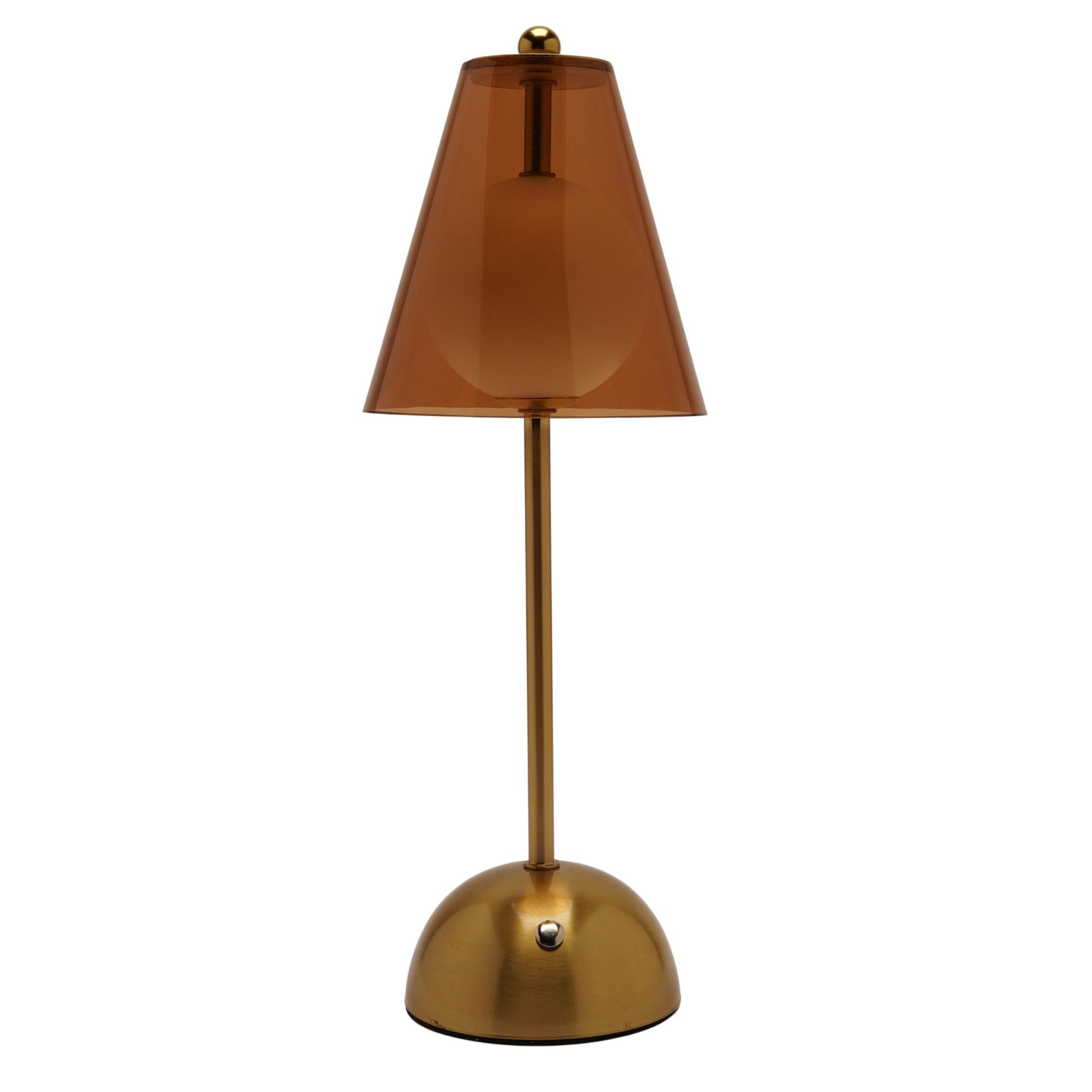 Hestia | Bronze Glass Ball LED Touch Table Lamp