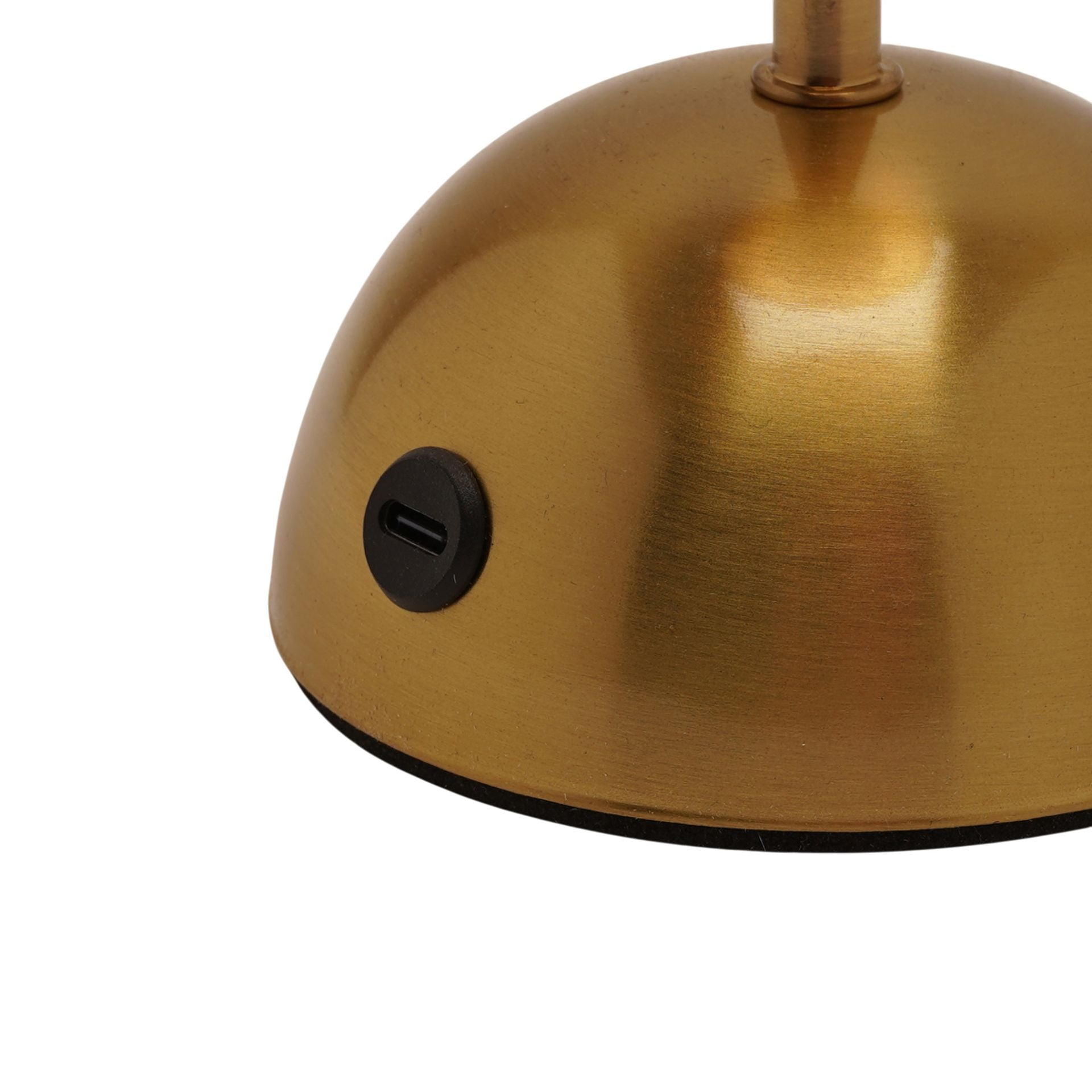 Hestia | Bronze Glass Ball LED Touch Table Lamp