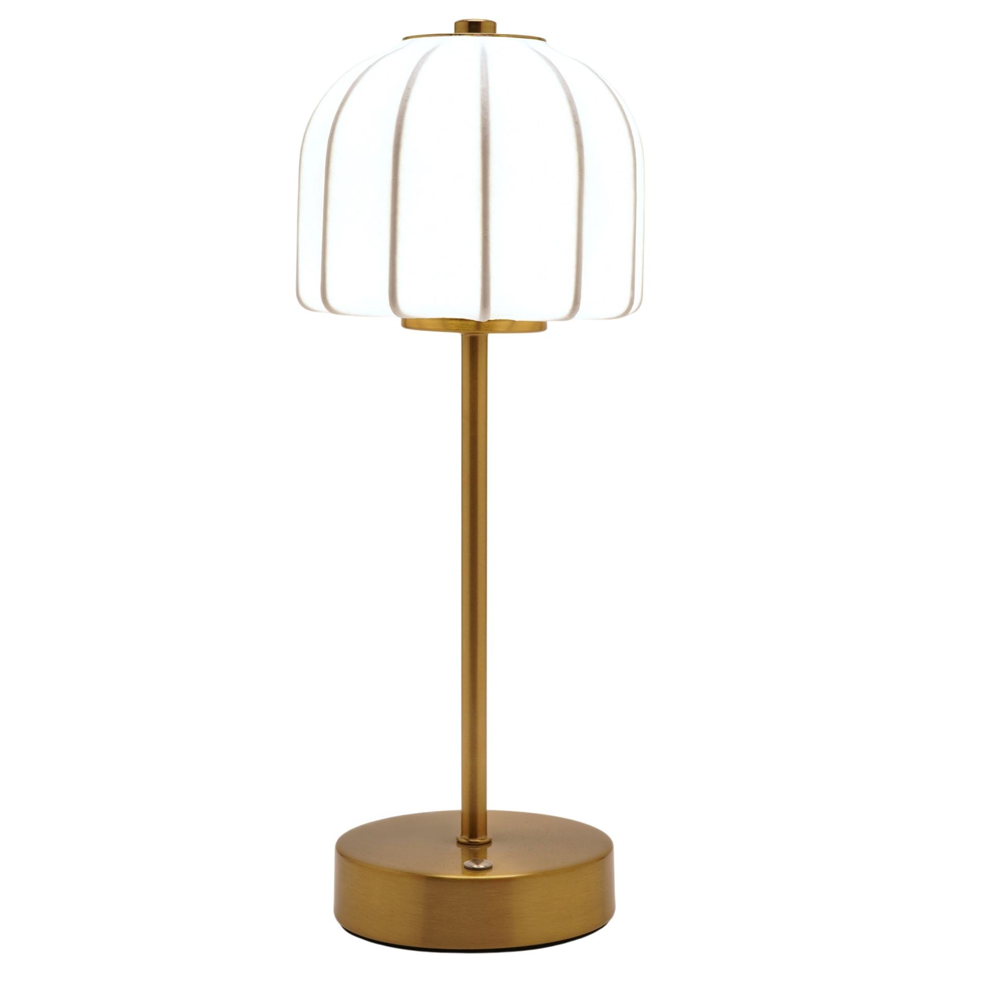 Hestia | Soft Touch Shaded Bronze USB LED Touch Table Lamp