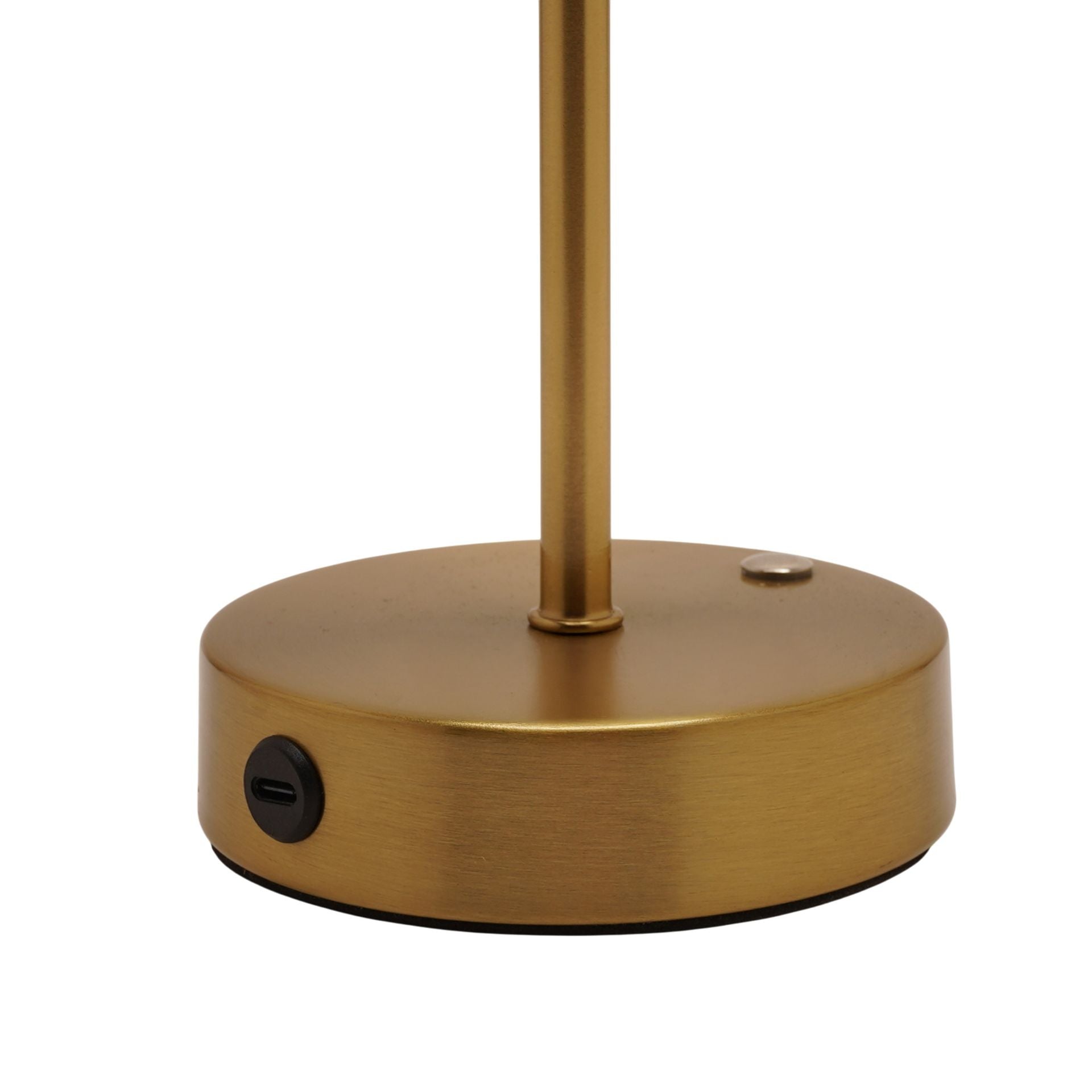Hestia | Soft Touch Shaded Bronze USB LED Touch Table Lamp