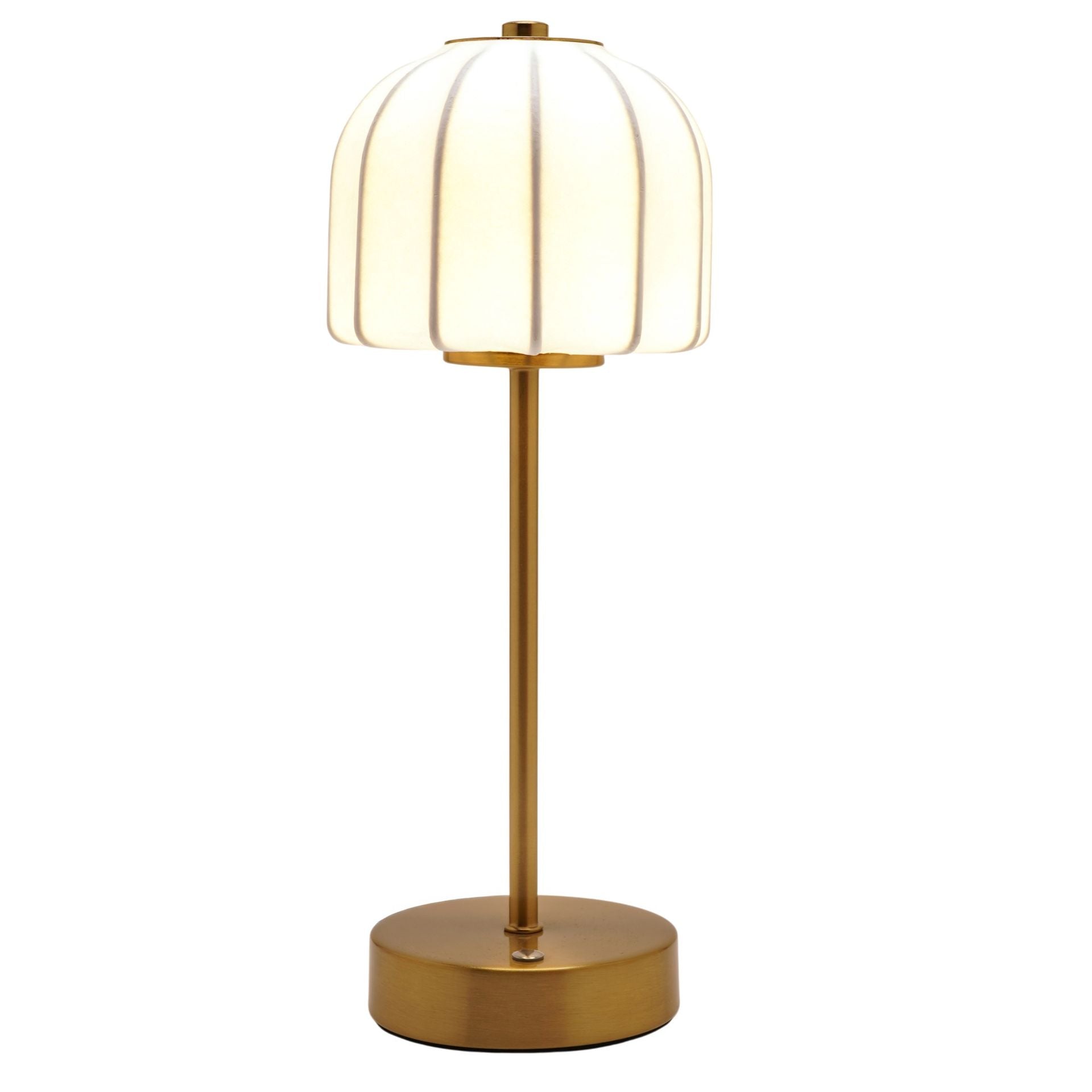 Hestia | Soft Touch Shaded Bronze USB LED Touch Table Lamp