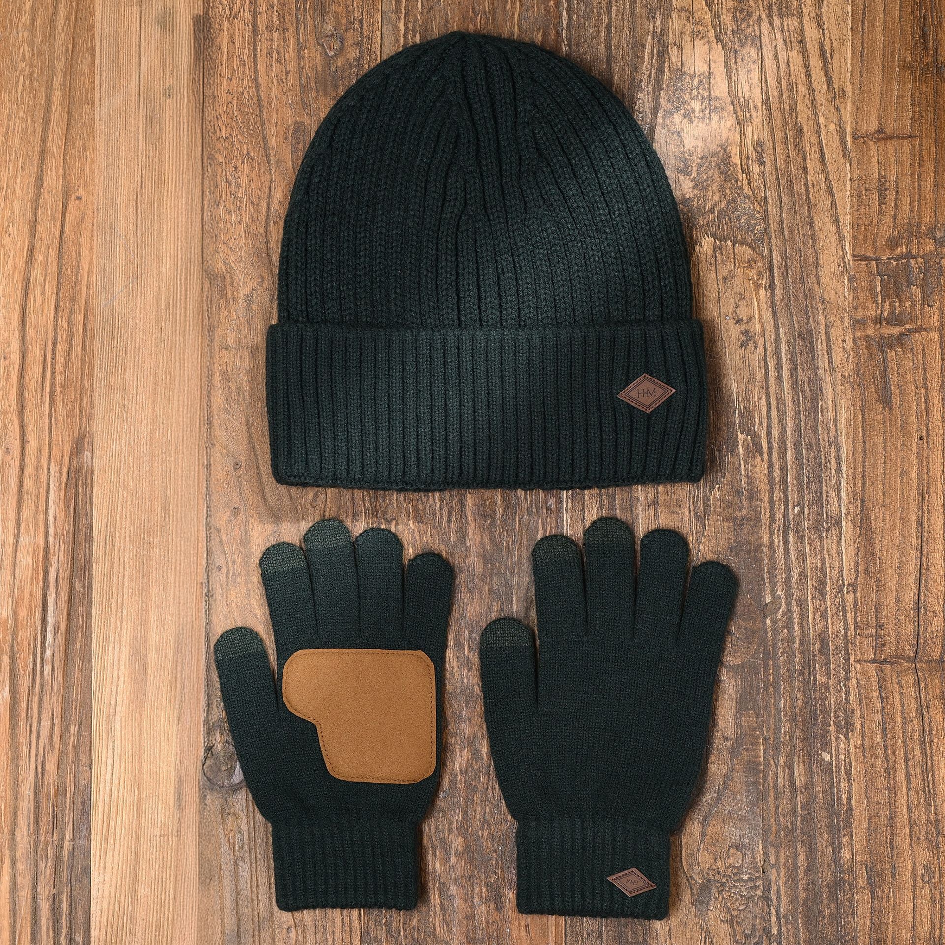 Harvey Makin | Layers Hat & Gloves Gift Set - Green