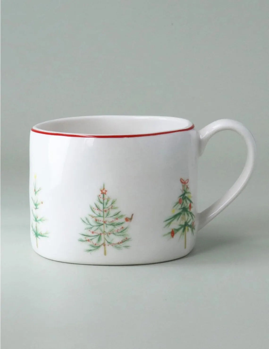 Stoneware Mug 7cm | Scandi Trees