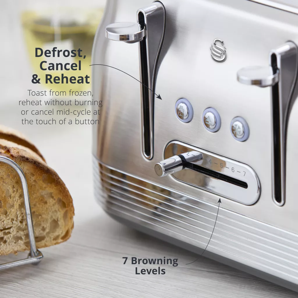 Swan Retro Revive 4 Slice Toaster