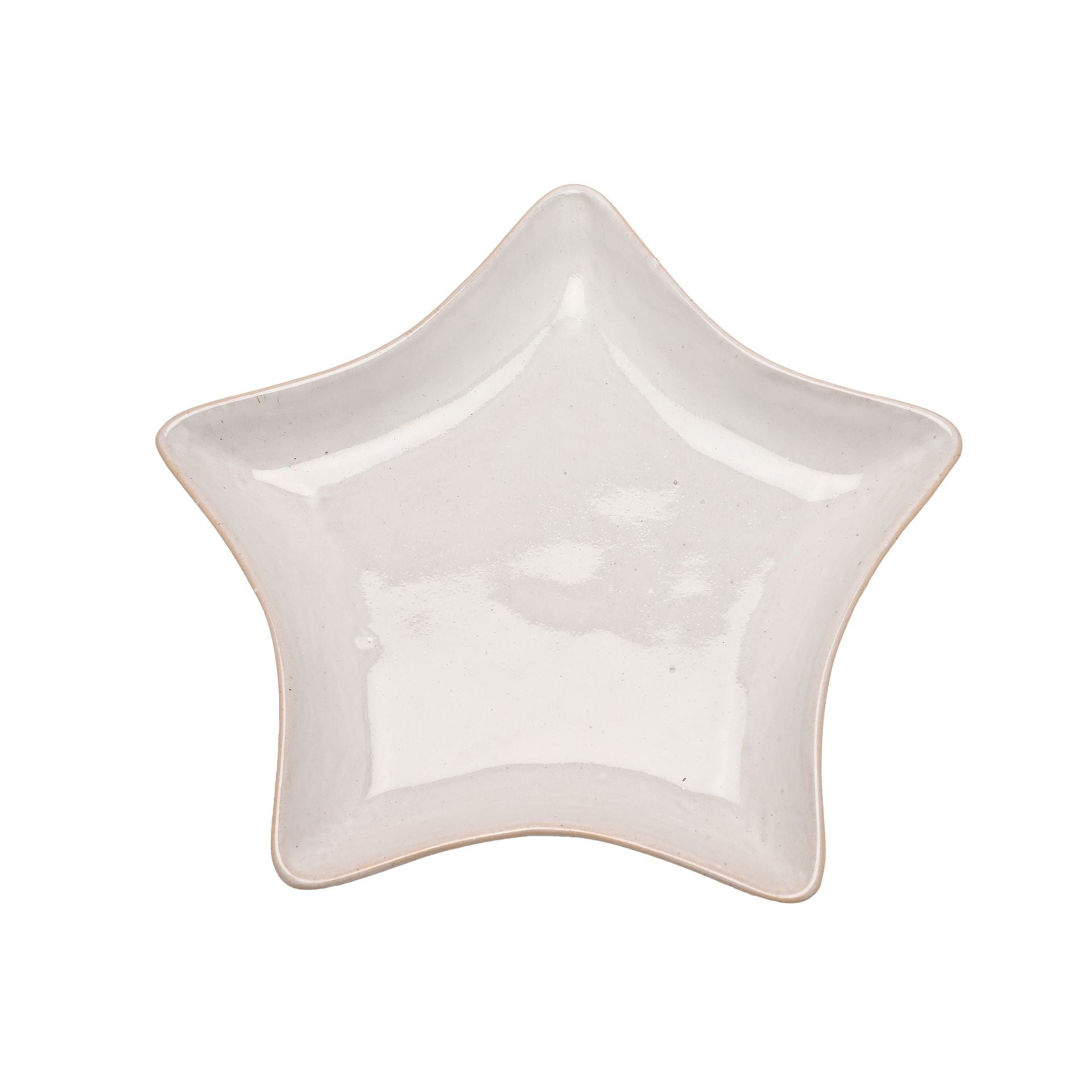 Star Shaped Porcelain Plate | 23cm