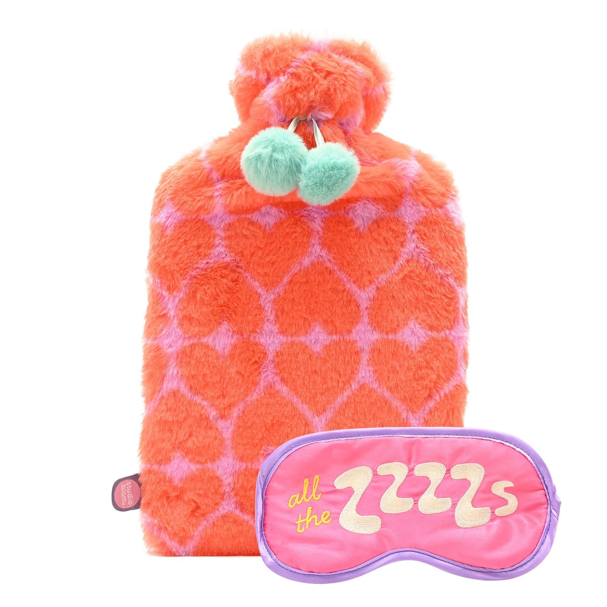 Studio Blom | The Snuggle Is Real | Hot Water Bottle and Silk Eye Mask Gift
