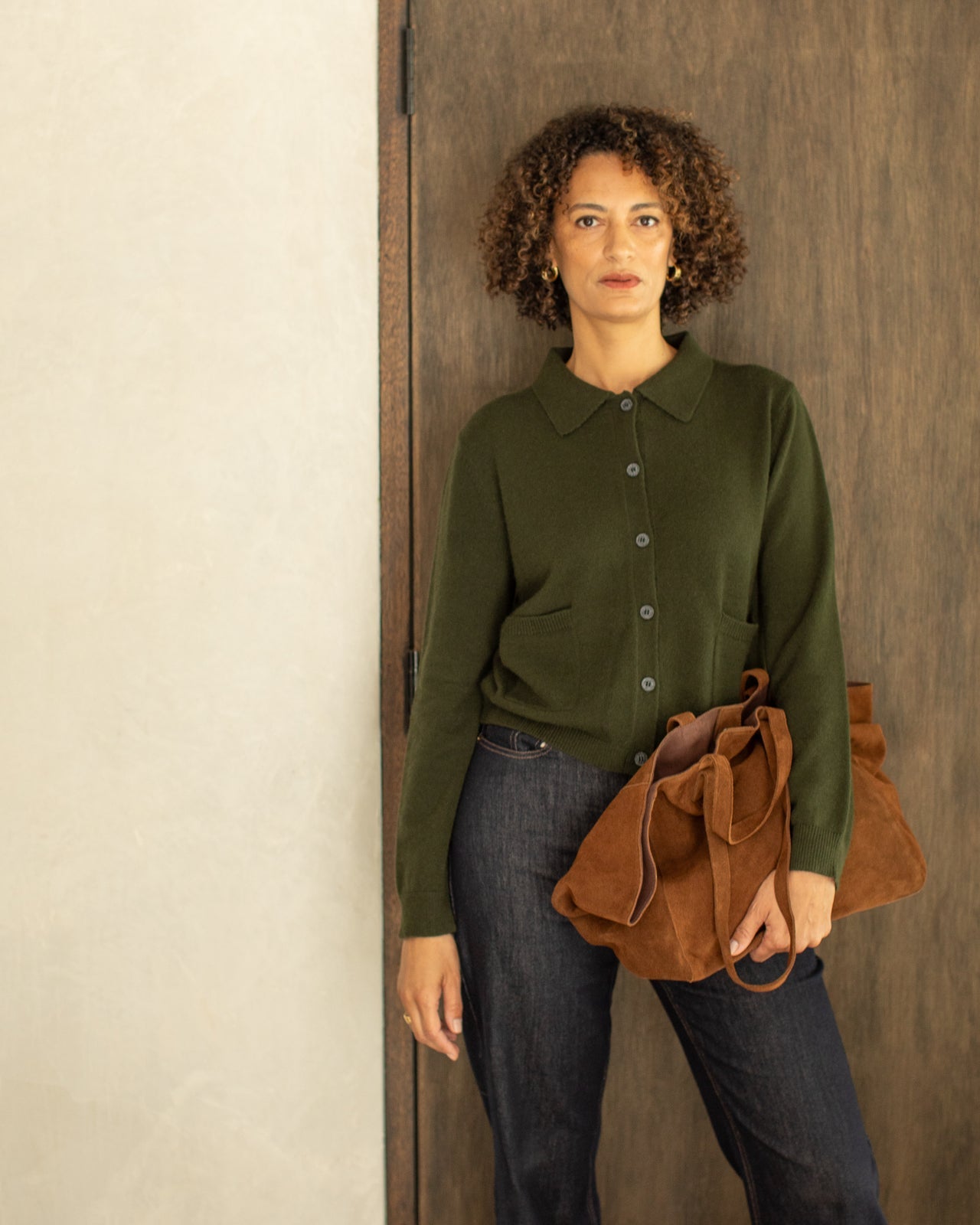 Eden Cardigan | Dark Olive