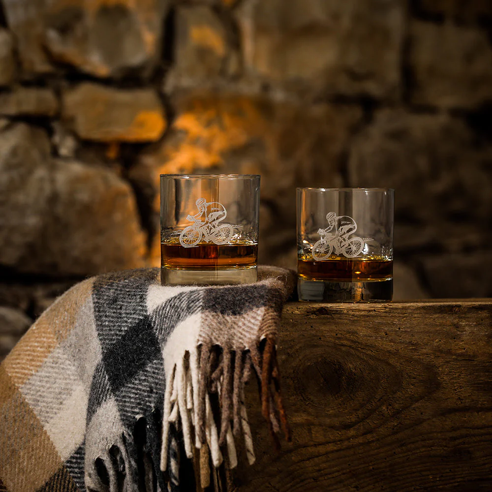 Cycling Glass Tumbler | Set of 2