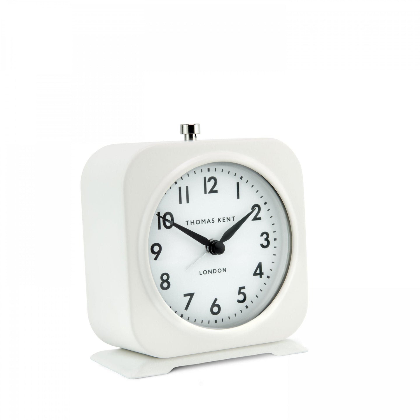 5" Finch Alarm Clock | Snowberry White