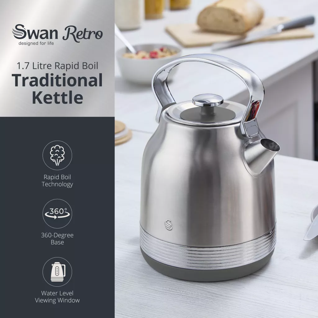 Swan Retro Revive Traditional Kettle