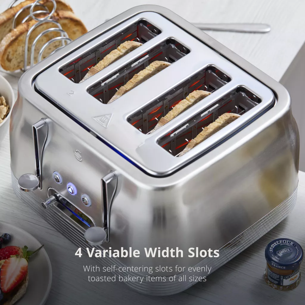 Swan Retro Revive 4 Slice Toaster