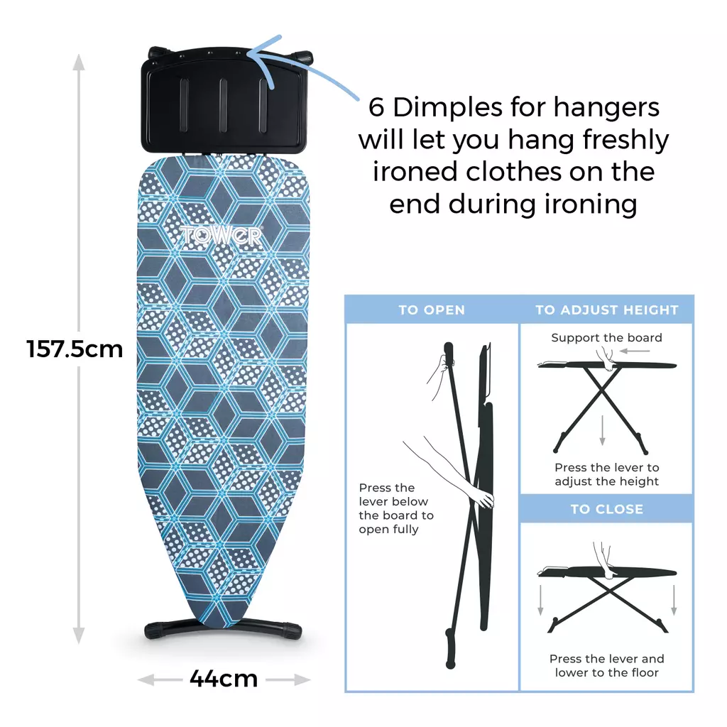 Tower Geo Pro Oversize Ironing Board