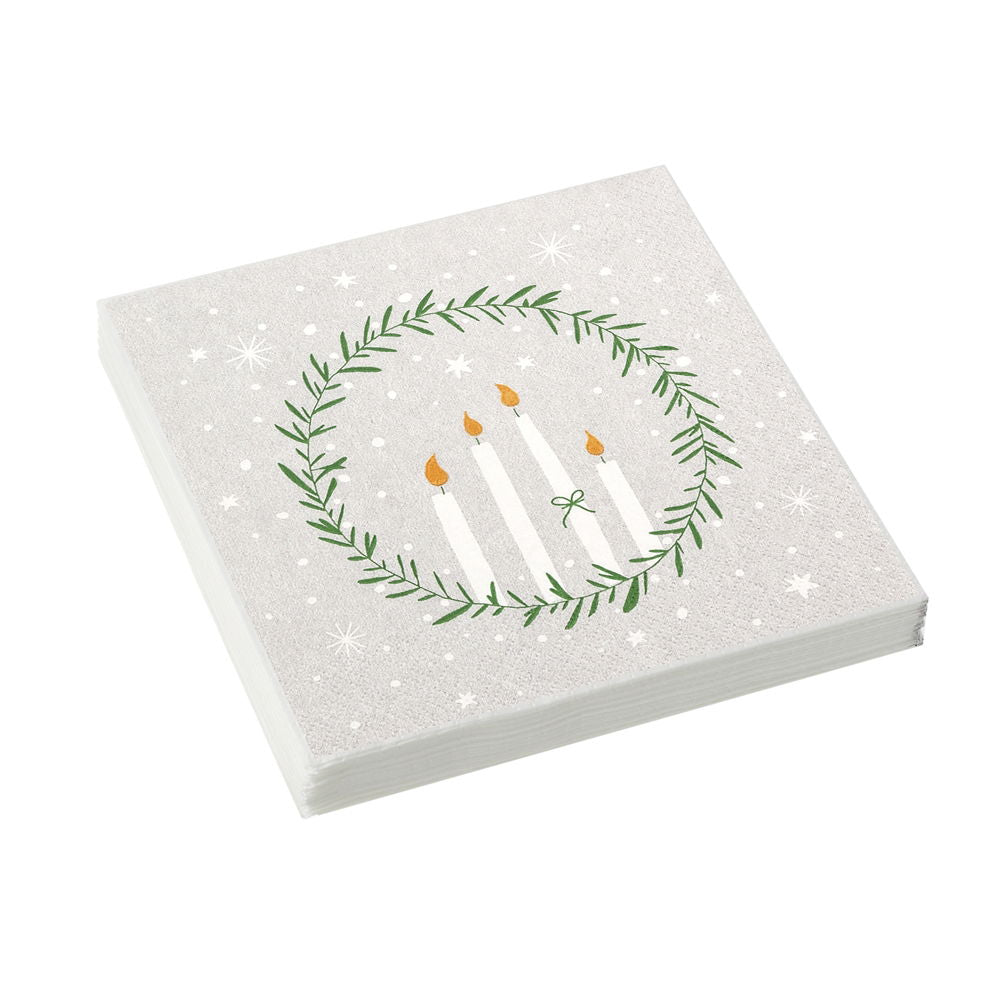 Delicate Wreath Paper Napkins