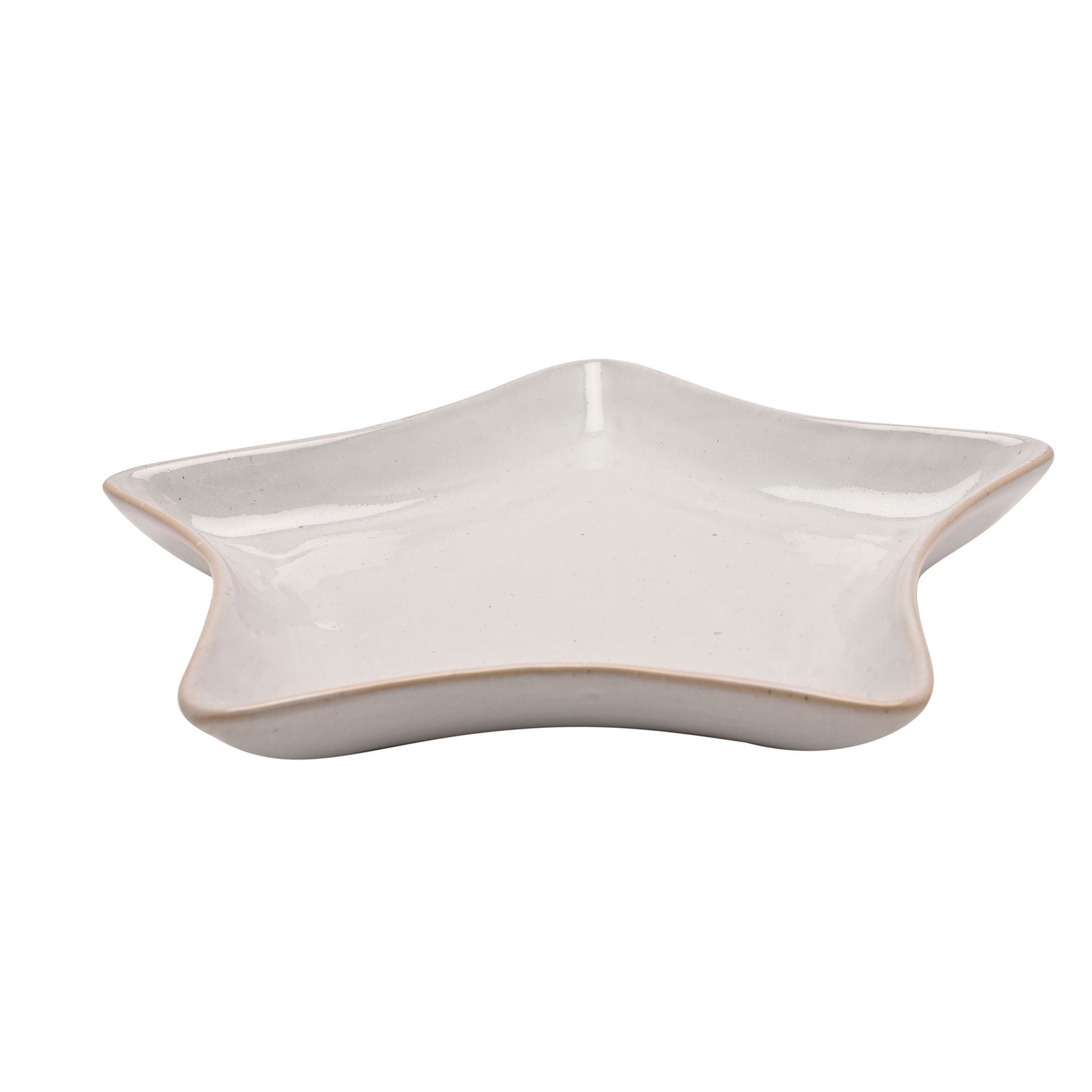Star Shaped Porcelain Plate | 23cm