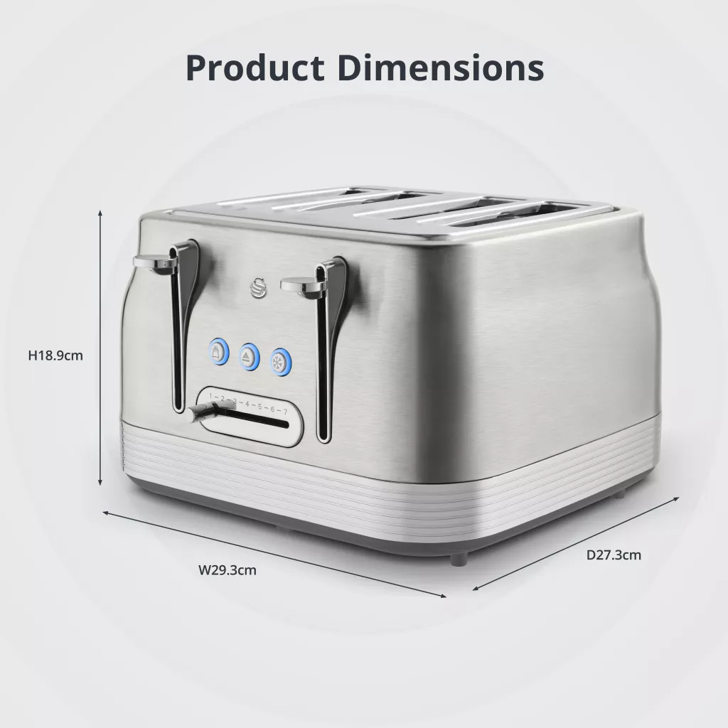 Swan Retro Revive 4 Slice Toaster