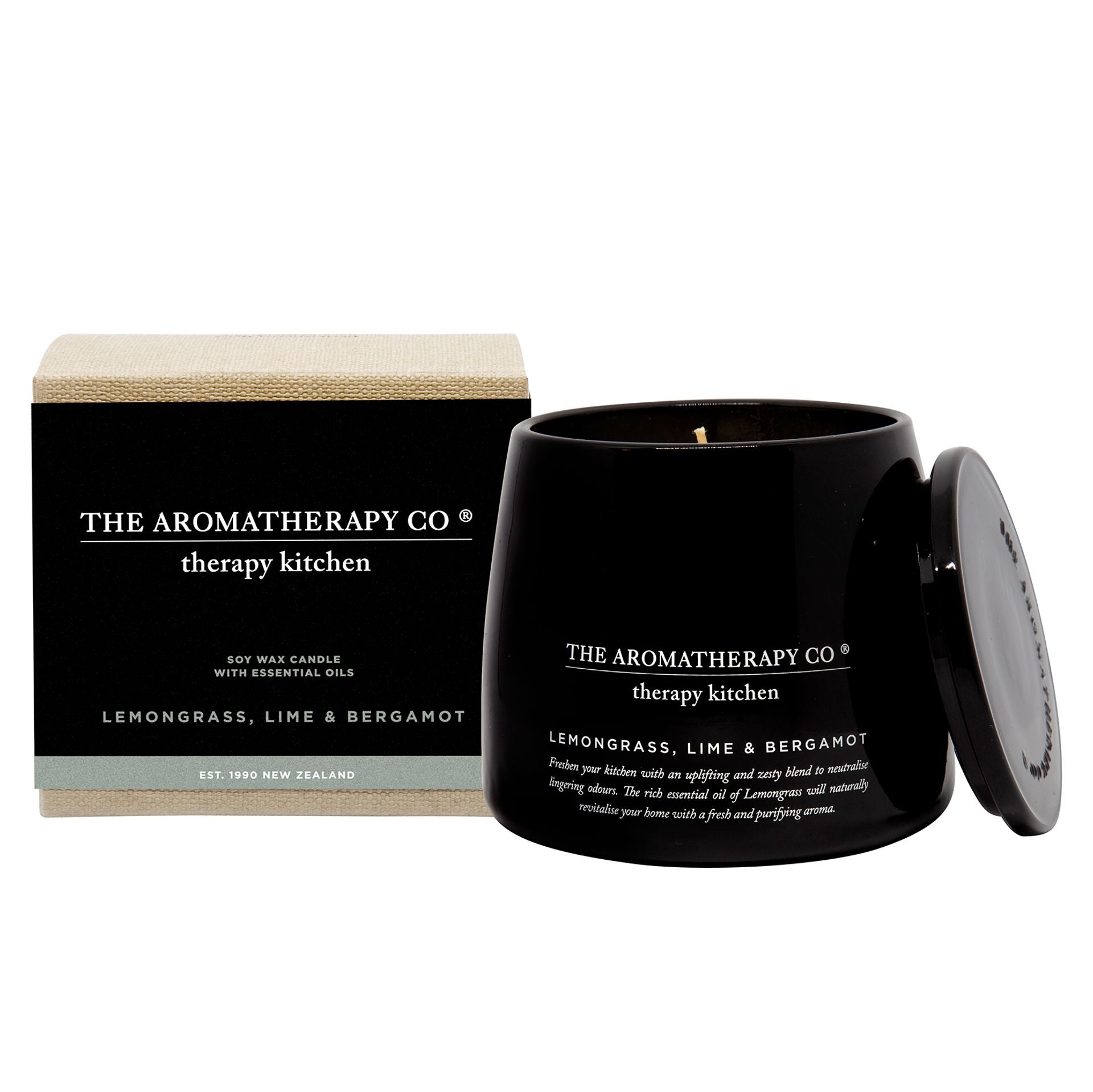 Aromatherapy Candle | Lemongrass, Lime & Bergamot