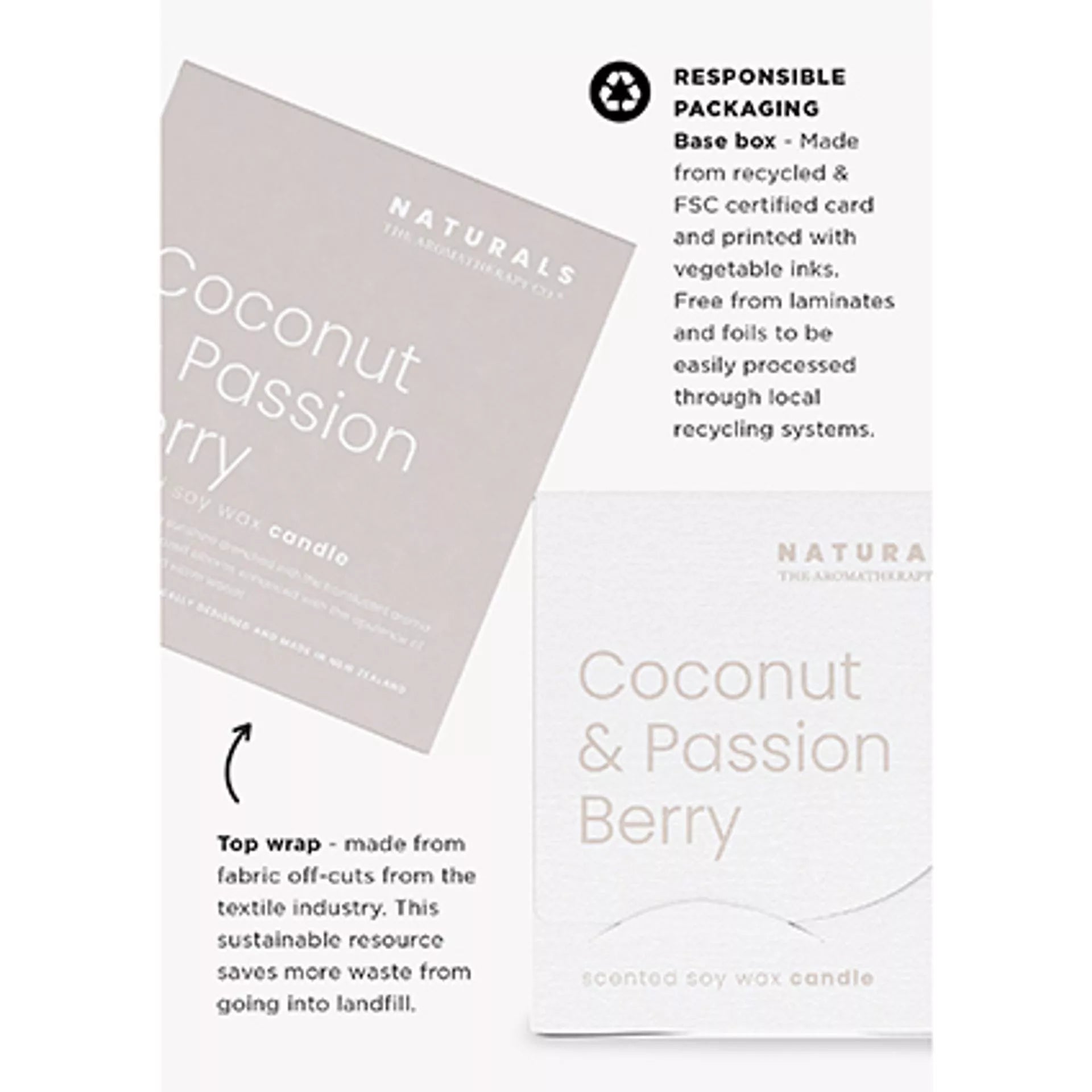 Naturals Candle | Coconut & Passion Berry