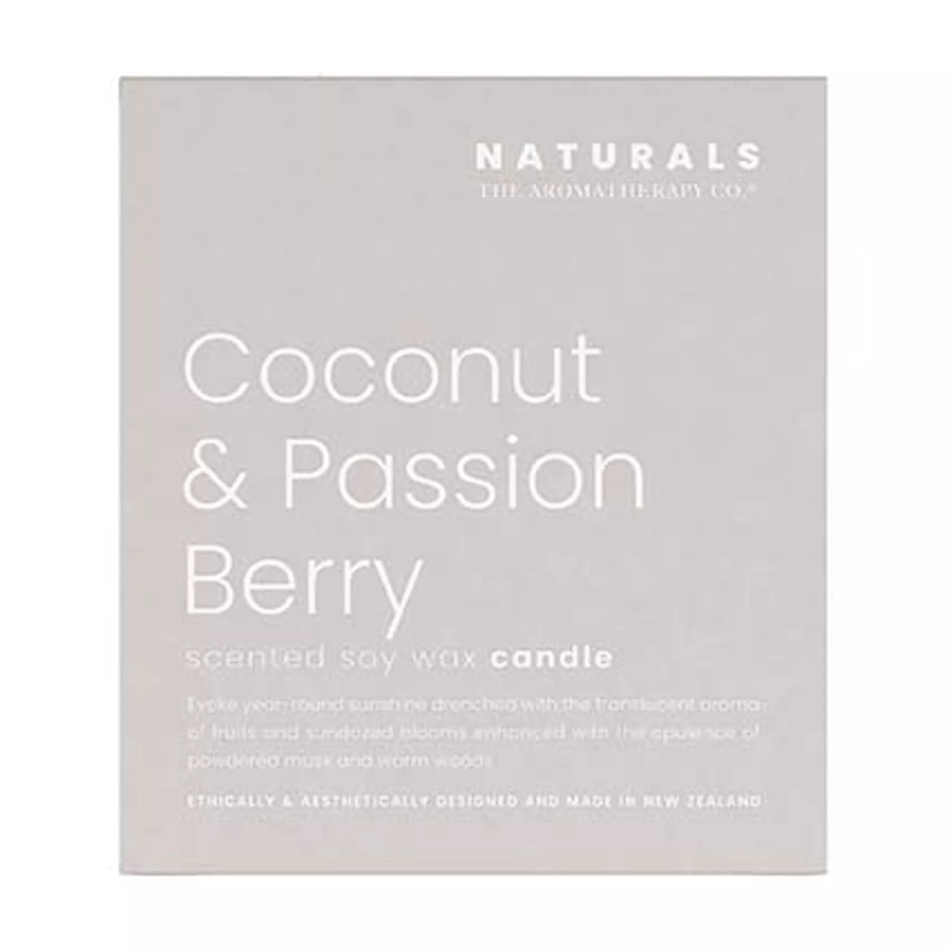 Naturals Candle | Coconut & Passion Berry