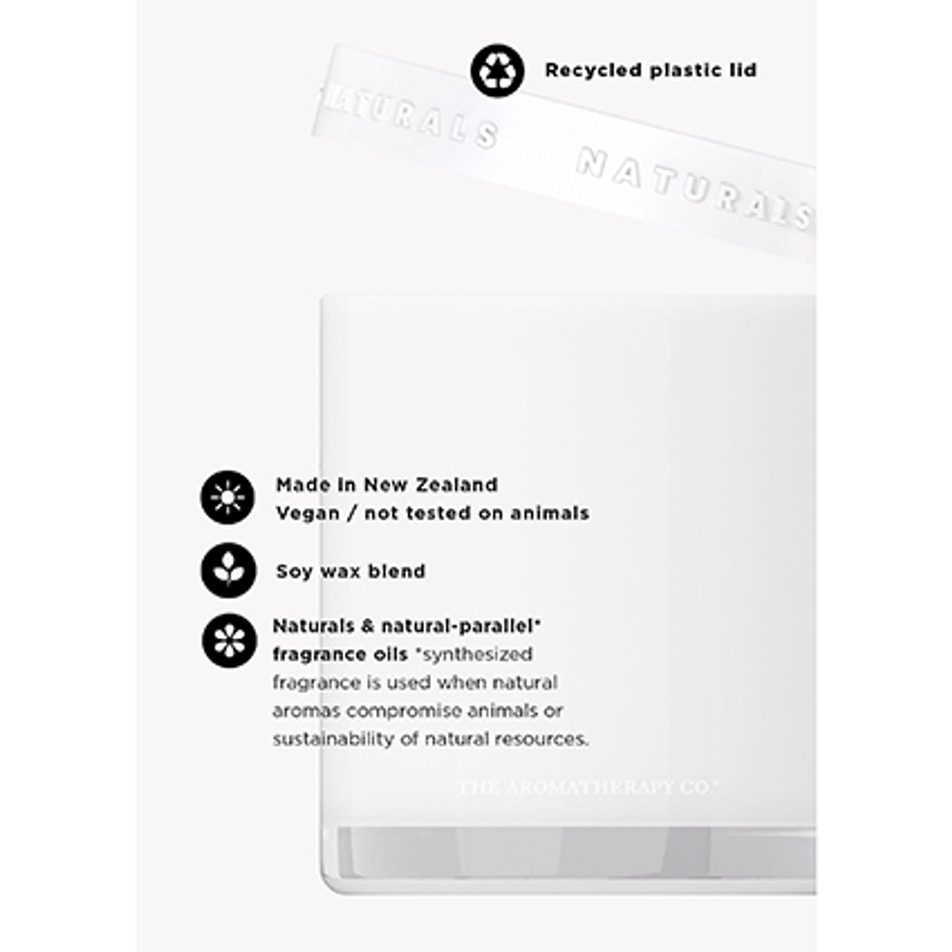 Naturals Candle | Neroli & Amber Wood