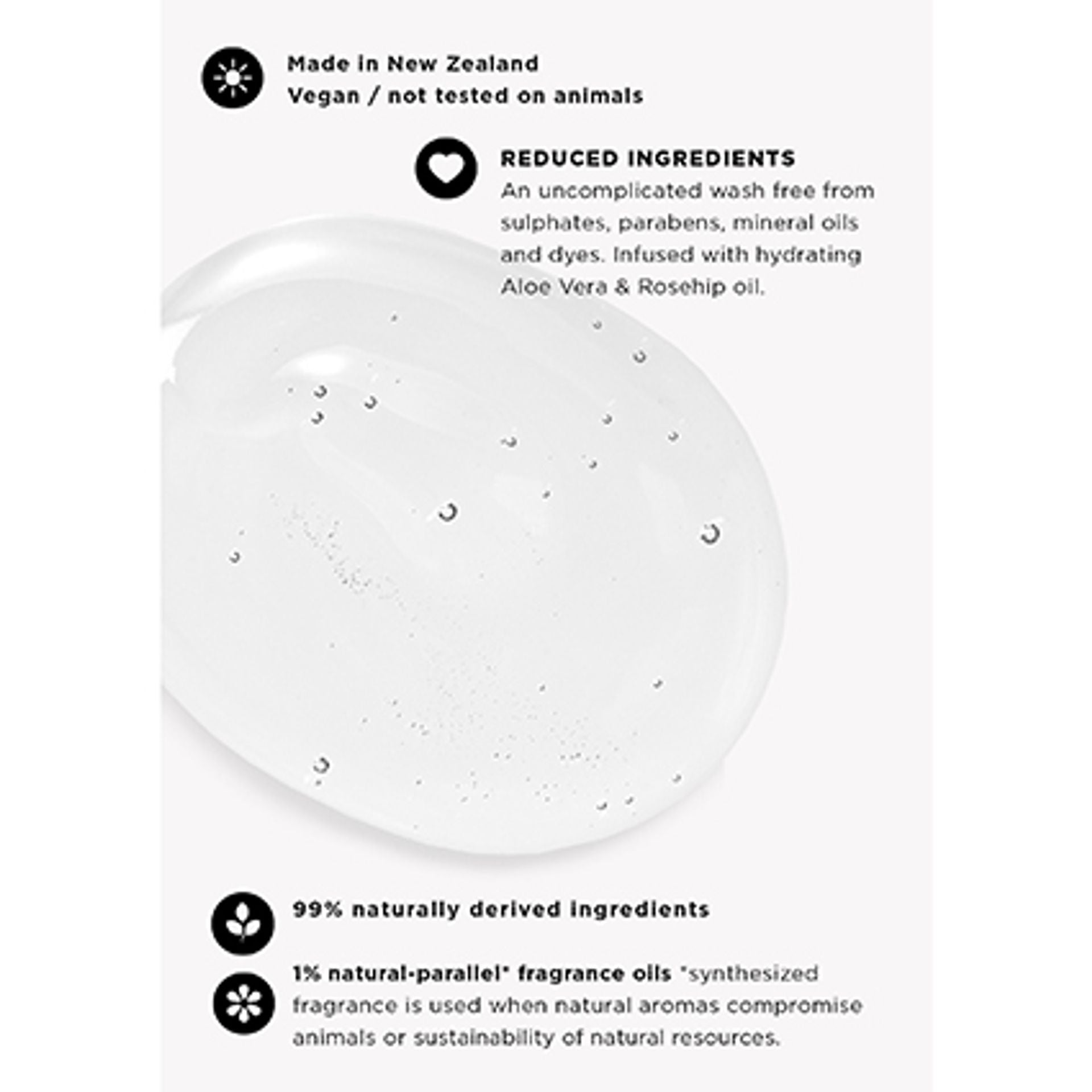 Naturals Hand & Body Wash | Rose Jasmine & Oud