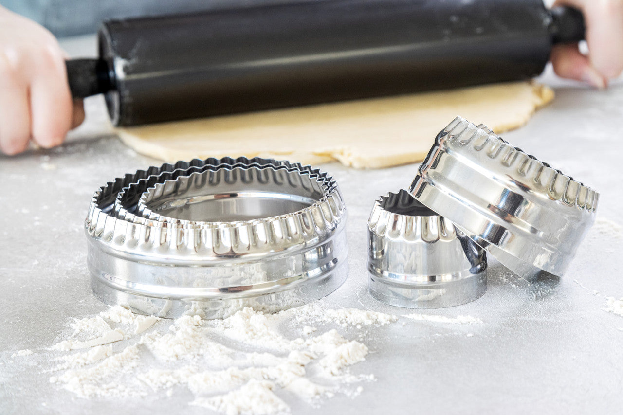 Set of Six Double Edged Biscuit / Pastry Cutters