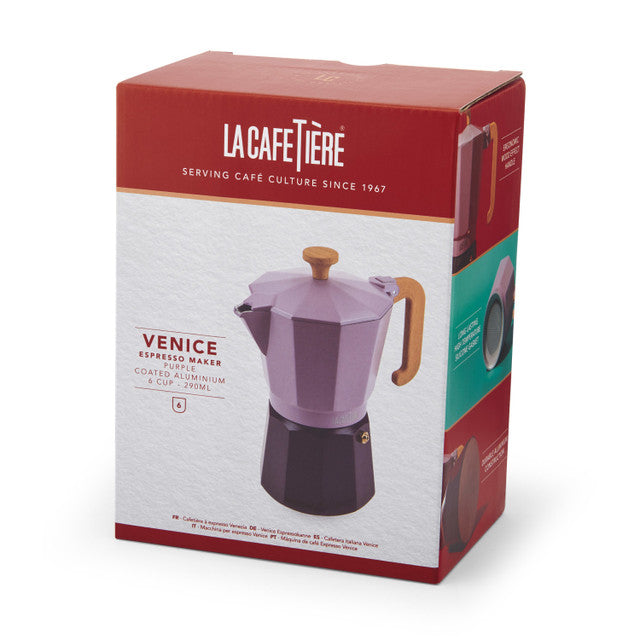 Venice 6-Cup Espresso Maker | Purple
