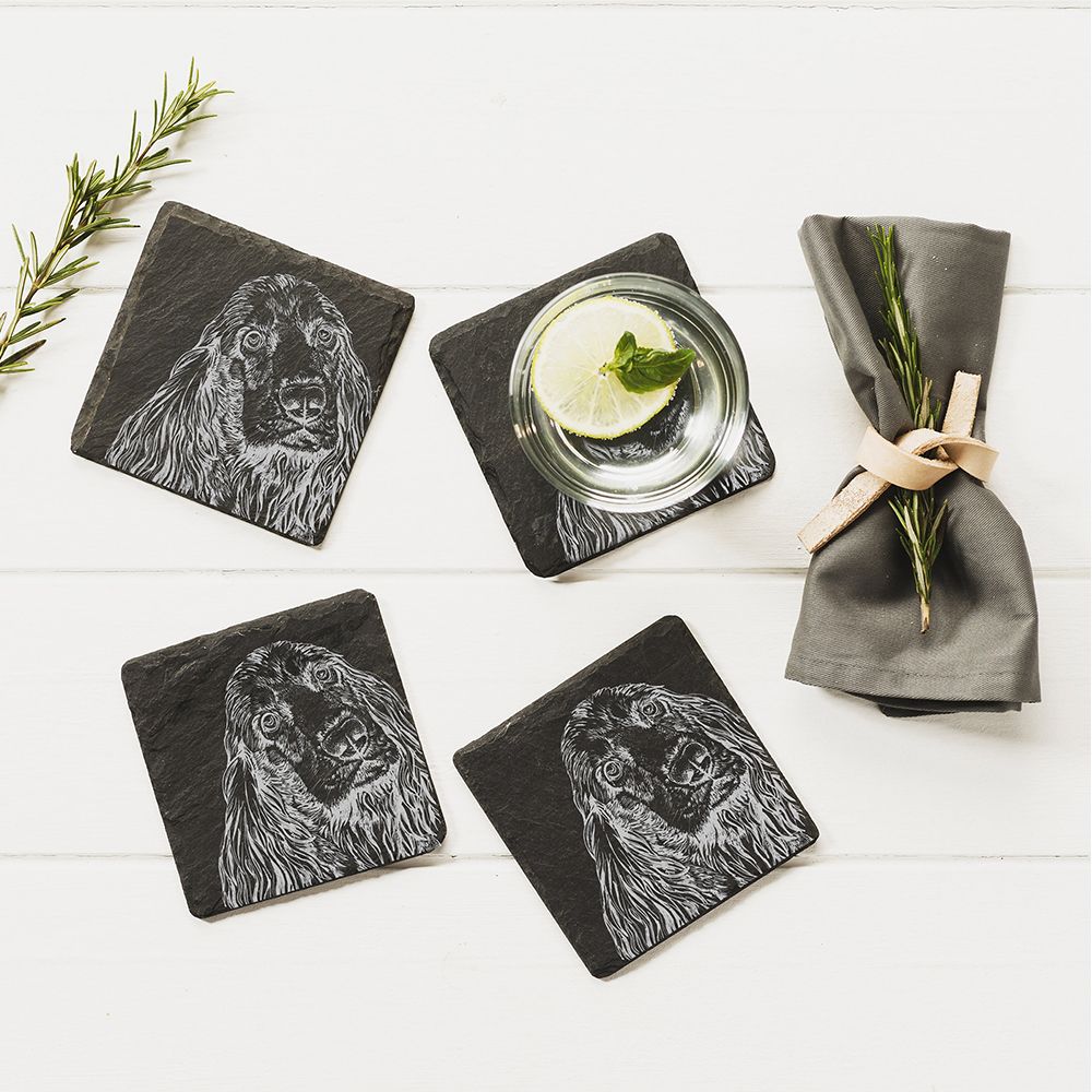 Cocker Spaniel | Single Slate Coaster