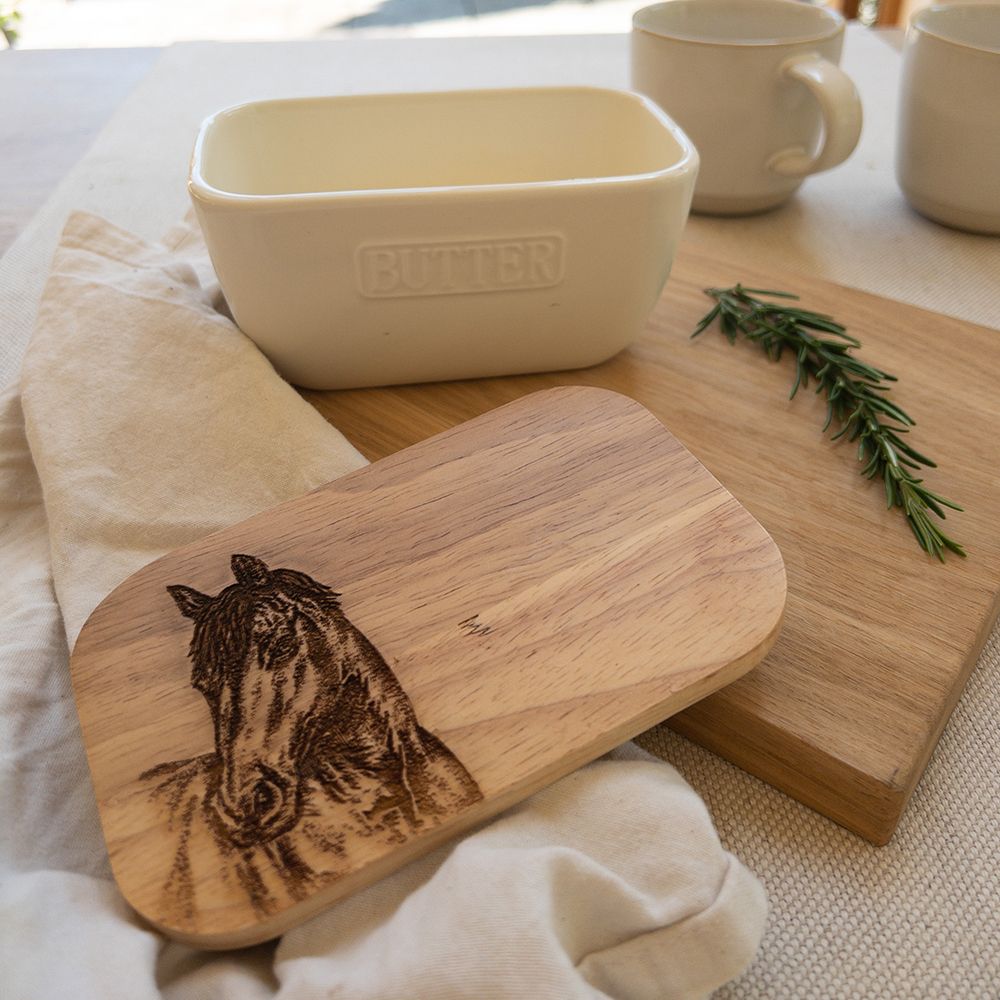 Horse Portrait | Butter Dishes