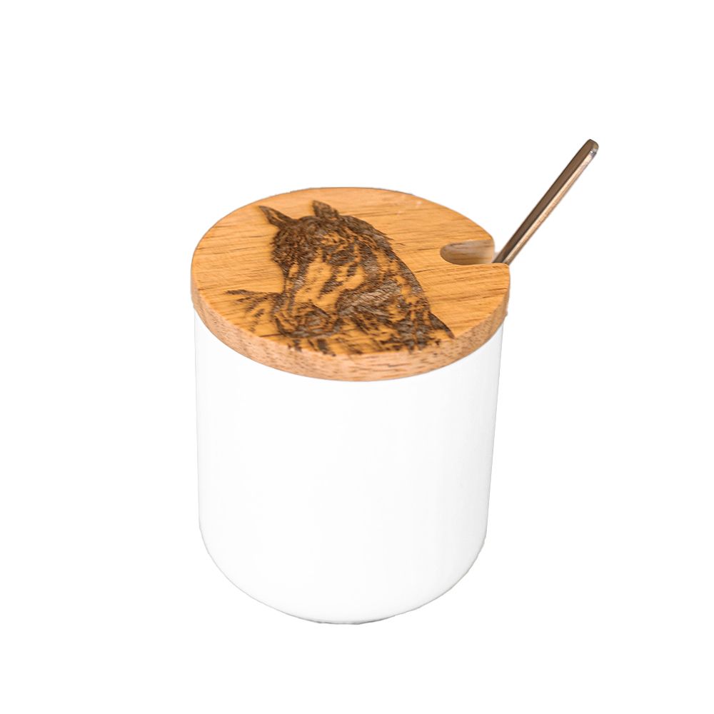 Horse Portrait | Jar & Spoon Set