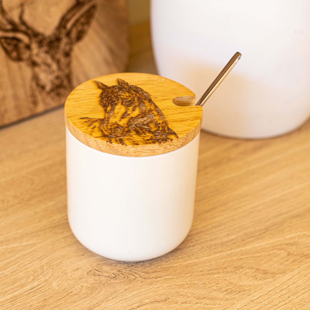 Horse Portrait | Jar & Spoon Set