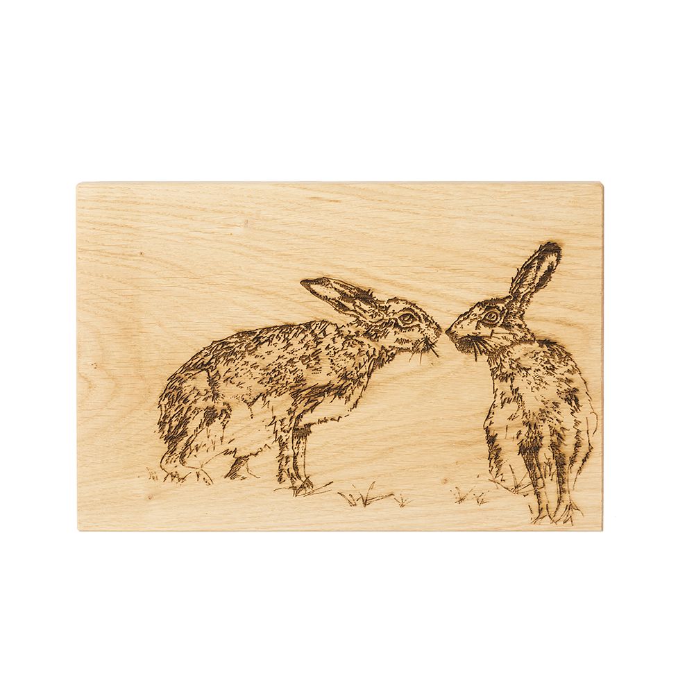 Kissing Hares Oak Serving Board