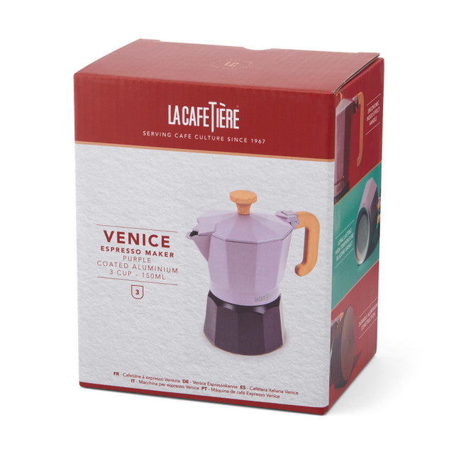 Venice 3-Cup Espresso Maker | Purple