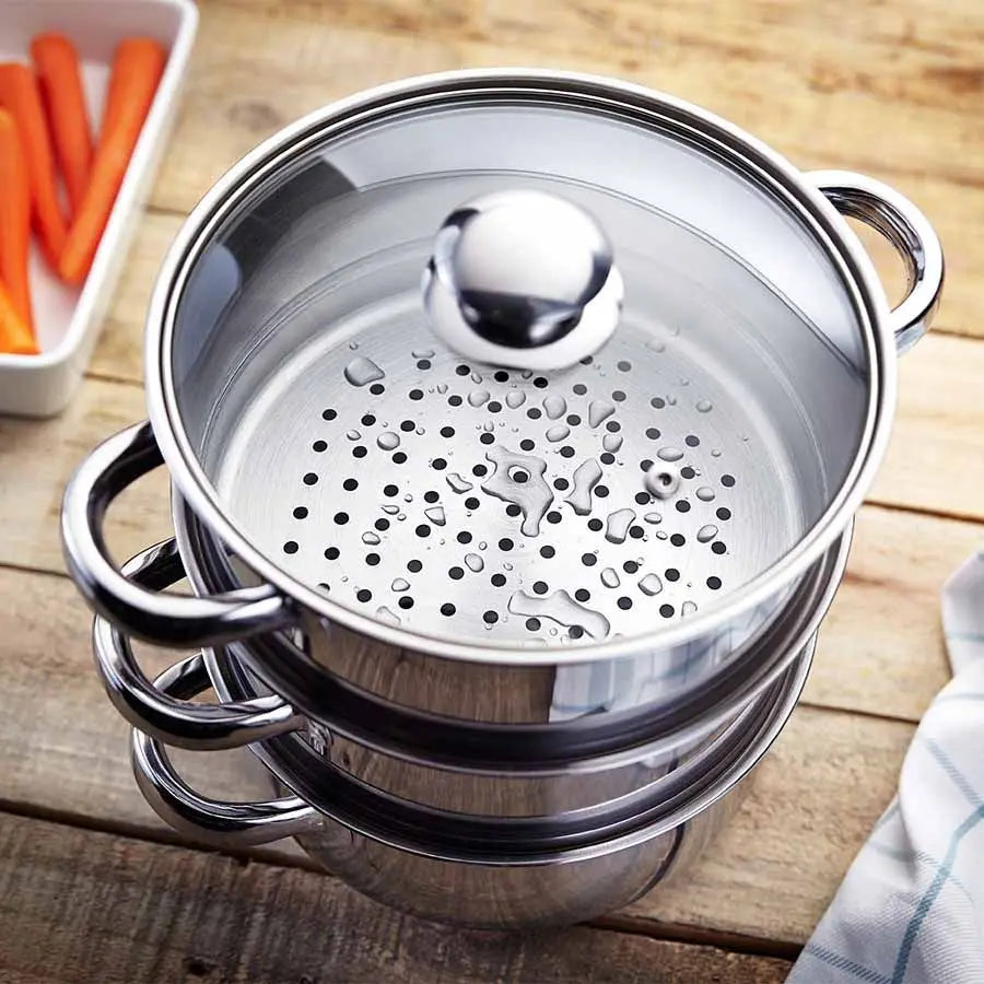 Essentials 3 Tier Steamer