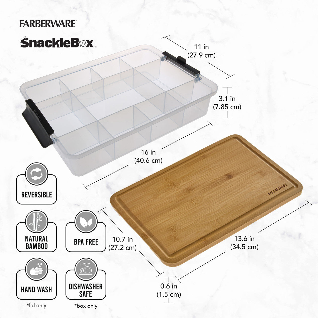SnackleBox | Bamboo Board and Box