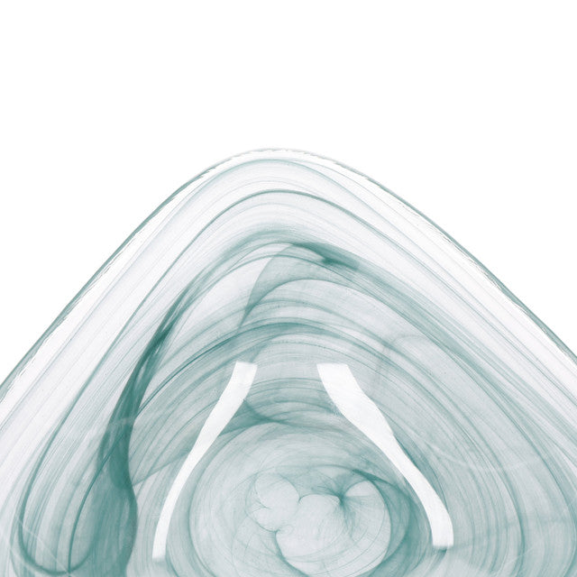 Green Swirl | Medium Serving Bowl