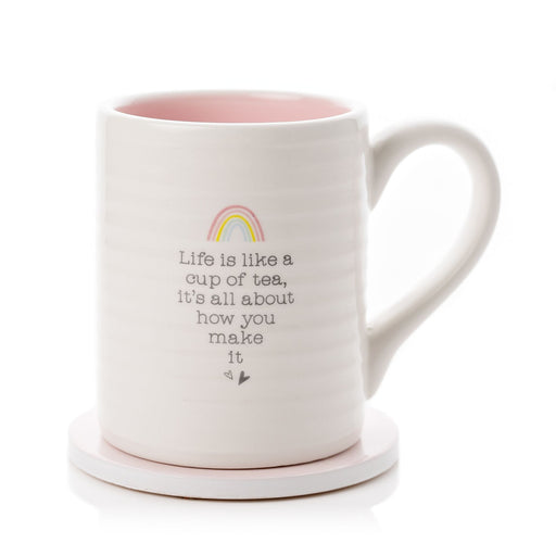 Life is Like Tea | Mug & Coaster