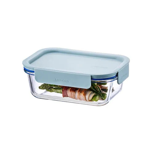 LocknLock Classic Plus 630ml Glass Rectangular Container