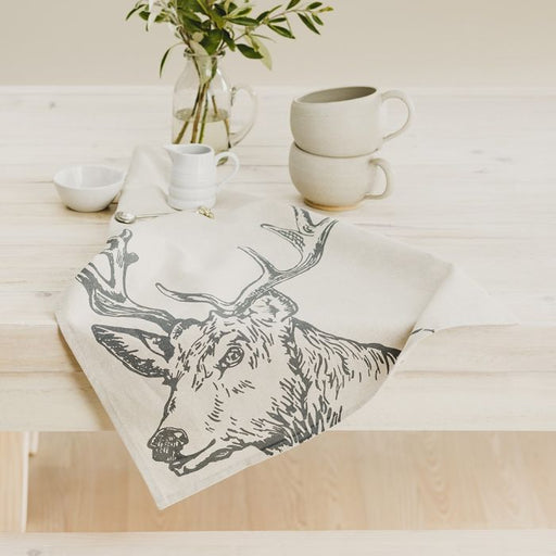 Linen Tea Towel | Stag