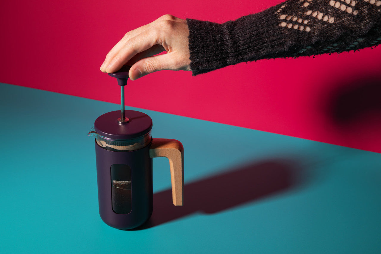 Pisa 3 Cup Cafetiere | Purple