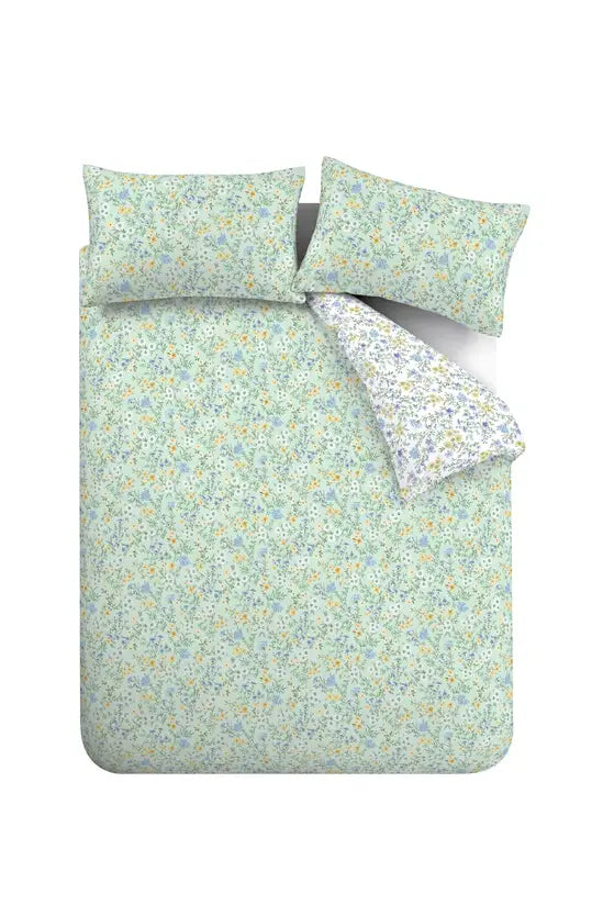 Ditsy Floral Duvet Set | Green