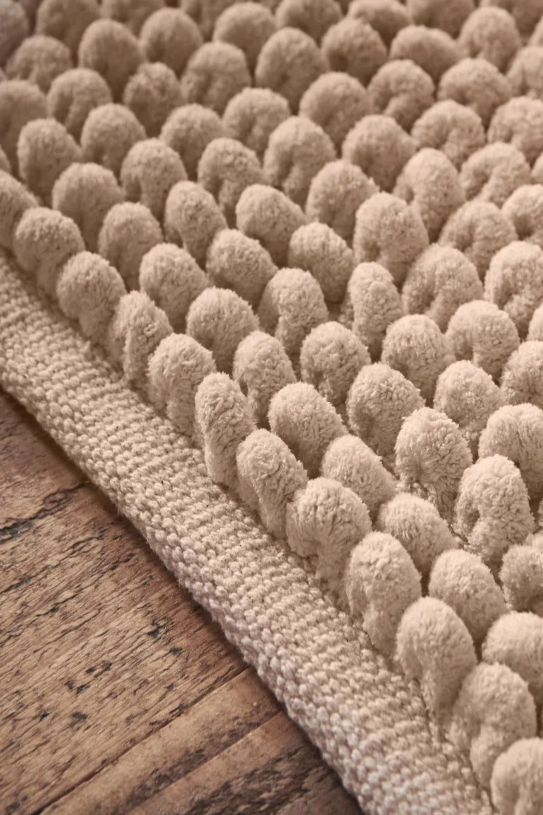 Aspen Bobble Bathmat | Natural