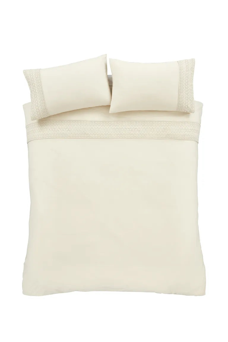 'Broderie Anglaise' Duvet Cover Set