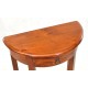 Mahogany Half Moon Table