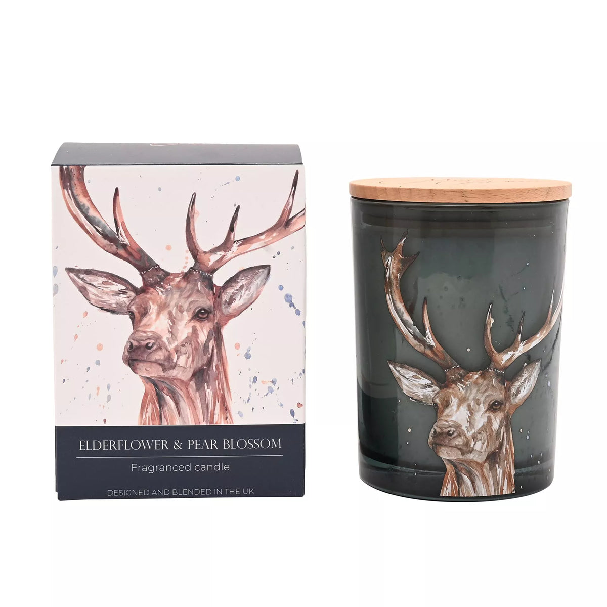 Meg Hawkins Stag Candle | Elderflower & Pear Blossom