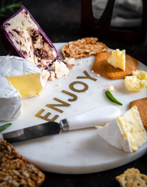 White Marble Cheese Board