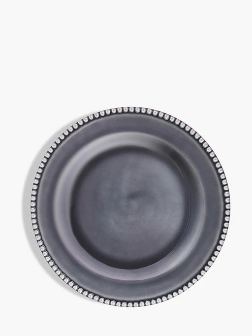 Grey Bobble Dinner Plate