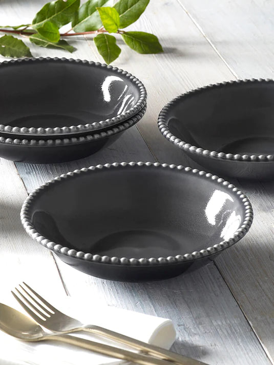 Grey Bobble Pasta Bowl