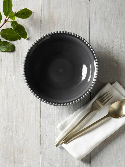 Grey Bobble Pasta Bowl